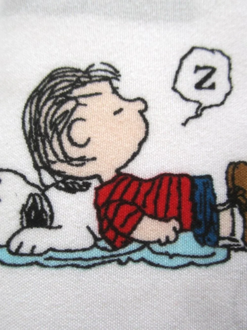 Snoopy Woodstock Peanuts Sleeping Berkshire Twin Sheet Set - Picture 9 of 10